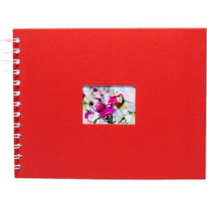 HNFD Album spirale BULDANA tomate 23x17 cm 40 pages blanches