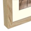 Cadre en bois ZEP Malmo naturel 15x20 cm avec passe-partout 10x15 cm