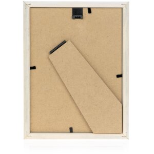 Cadre en bois ZEP Action M19 blanc WH 10x15 cm