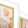 Cadre galerie ZEP en bois Ayas blanc 4 ou 6 photos 10x15 cm