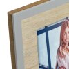 Cadre photo en bois ZEP Lola 10x15 cm portrait et paysage et cadre double