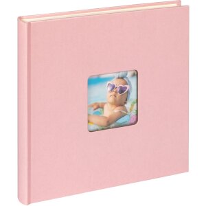 Walther Album photo Fun 26x25 cm rose 40 pages blanches