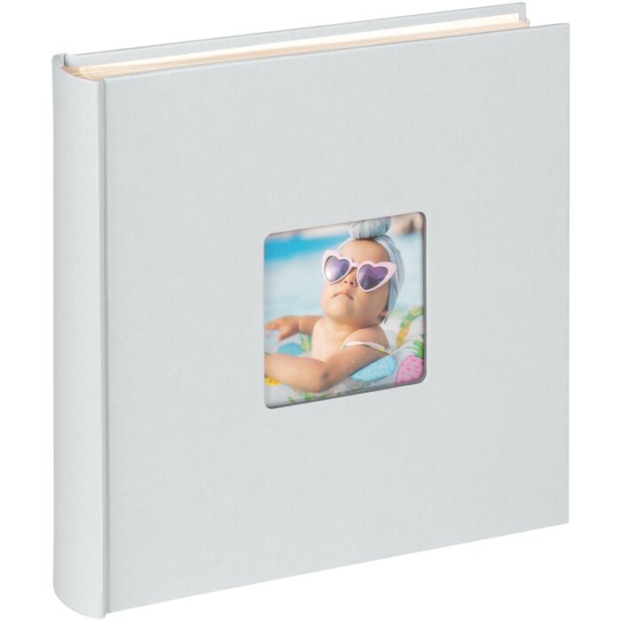 Walther Jumbo Album photo Fun bleu clair 30x30 cm 100 pages blanches