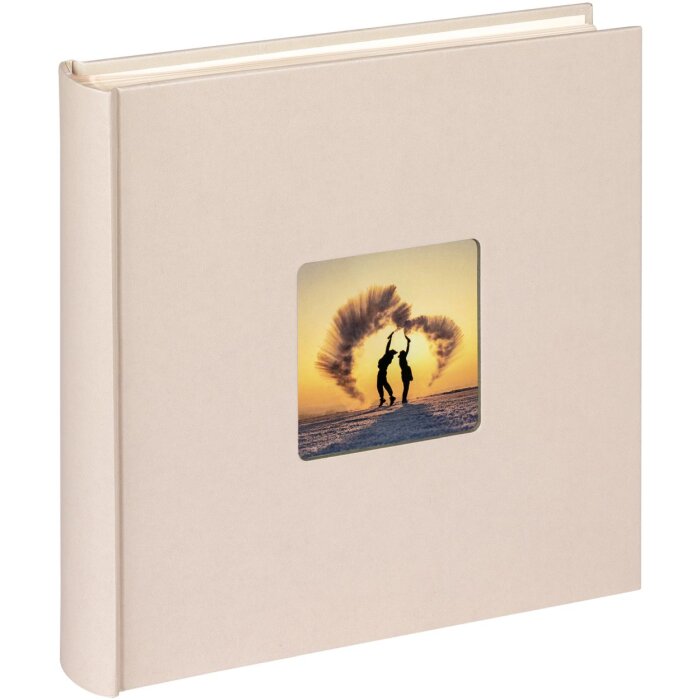 Walther Jumbo Album photo Fun chamois 30x30 cm 100 pages blanches