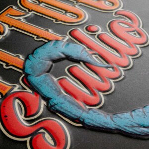 ZEP Plaque en tôle TATTOO 47x35x0,5 cm Long Beach