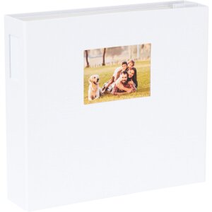 HNFD Album photo Lona blanc lin 1000 photos 34,5x33 cm...