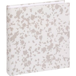 Walther Album photo Terrazzo Stone White 30x30 cm 60...