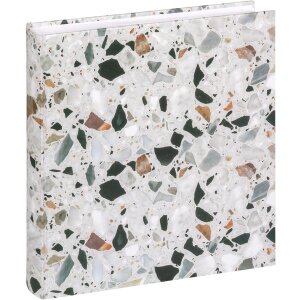 Walther Album photo Terrazzo Stone Black 30x30 cm 60...