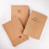 Walther carnet de notes Tribal Heart marron 21x15 cm 80 feuilles dotted