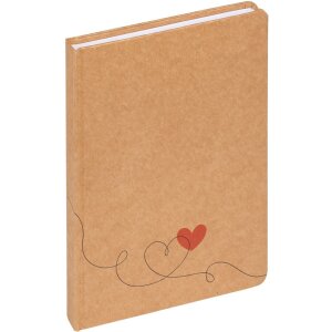 Walther carnet de notes Love brun 15x21 cm 80 feuilles...