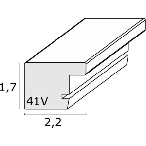 Cadre double Deknudt S41V cadre plastique 10x15 cm à 15x20 cm