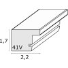 Cadre double Deknudt S41V cadre plastique 10x15 cm à 15x20 cm