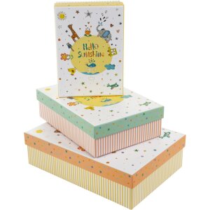 Goldbuch set de cartons hello sunshine 3 cartons