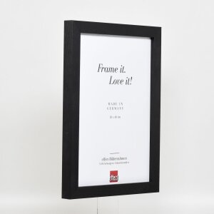 Effect Cadre photo en bois Profil 52 noir 20x28 cm verre antireflet