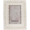 Clayre & Eef 2F0940 Cadre photo 16x2x21 cm - 10x15 cm blanc rectangle