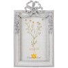 Clayre & Eef 2F0986 Cadre photo 13x3x21 cm - 10x15 cm blanc