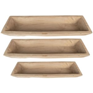 Clayre & Eef 5H0559CH Plats de service 70x20x9 -...