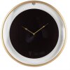 Clayre & Eef 5KL0229 Horloge murale Ø 60x5 cm - 1xAA noir - doré