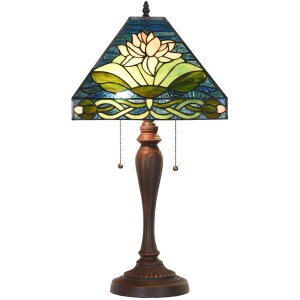 Clayre & Eef 5LL-5618 Lampe de table Tiffany 31x31x61...