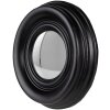 Clayre & Eef 62S208Z Miroir Ø 21x4 cm Noir Rond Miroir mural