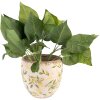 Clayre & Eef 6CE1529L Décoration Pot de fleurs Ø 19x19 cm Jaune