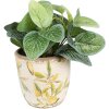 Clayre & Eef 6CE1532M Décoration Pot de fleurs Ø 14x13 cm Jaune