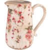 Clayre & Eef 6CE1550L Décoration Pot 20x14x23 cm Rose - Beige