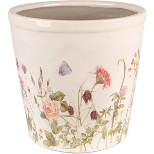 Clayre & Eef 6CE1555L Décoration Pot de fleurs...