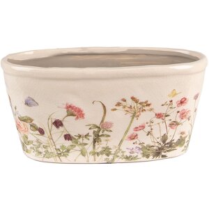 Clayre & Eef 6CE1557L Décoration Pot de fleurs...