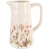 Clayre & Eef 6CE1558L Décoration Pot 20x13x25 cm Rose - Beige