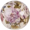 Clayre & Eef 6CE1560M Décoration Boule Ø 12x11 cm Rose - Beige Rond