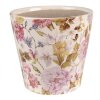 Clayre & Eef 6CE1562M Décoration Pot de fleurs Ø 17x16 cm Rose - Beige