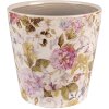 Clayre & Eef 6CE1562S Décoration Pot de fleurs Ø 14x13 cm Rose - Beige