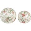 Clayre & Eef 6CE1564S Décoration Boule Ø 9x8 cm Rose - Beige