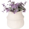 Clayre & Eef 6CE1568S Décoration Pot de fleurs Ø 12x11 cm Beige