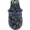 Clayre & Eef 6CE1571M Décoration Vase Ø 13x25 cm Bleu