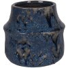 Clayre & Eef 6CE1573M Décoration Pot de fleurs Ø 15x13 cm Bleu