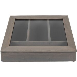 Clayre & Eef 6H1583G Range-couverts 30x30x8 cm Gris...