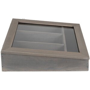 Clayre & Eef 6H1583G Range-couverts 30x30x8 cm Gris...