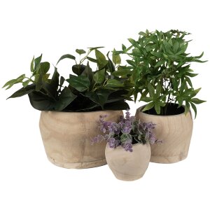 Clayre & Eef 6H2136 Pot de fleurs (set de 3) Ø...