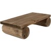 Clayre & Eef 6H2203 Table pour plantes 25x12x8 cm Marron Rectangle