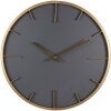 Clayre & Eef 6KL0795 Horloge murale Ø 45x4 cm - 1xAA Gris