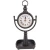 Clayre & Eef 6KL0798 Horloge de table 15x11x34 cm - 1xAA noir