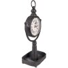 Clayre & Eef 6KL0798 Horloge de table 15x11x34 cm - 1xAA noir