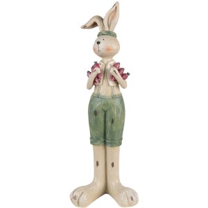 Clayre & Eef 6PR3607 Décoration Lapin 11x10x33...