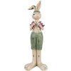 Clayre & Eef 6PR3607 Décoration Lapin 11x10x33 cm Vert