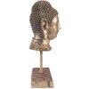 Clayre & Eef 6PR3619 Décoration Tête de Bouddha 13x9x25 cm Doré