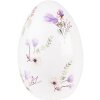 Clayre & Eef 6PR3629 Décoration Oeuf 11x11x17 cm Blanc - Violet