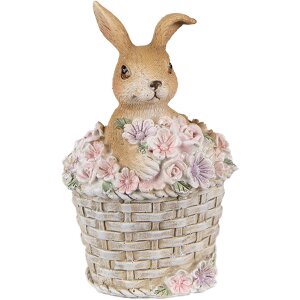 Clayre & Eef 6PR3834 Décoration Lapin 7x6x11...