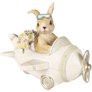 Clayre & Eef 6PR3838 Décoration Lapin 15x11x12...